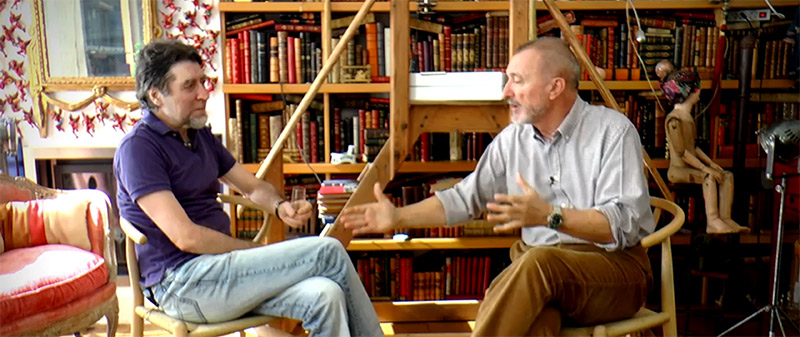 sabina, perez reverte, entrevista, video