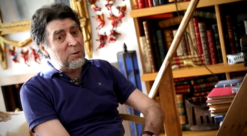 sabina, perez reverte, entrevista, video