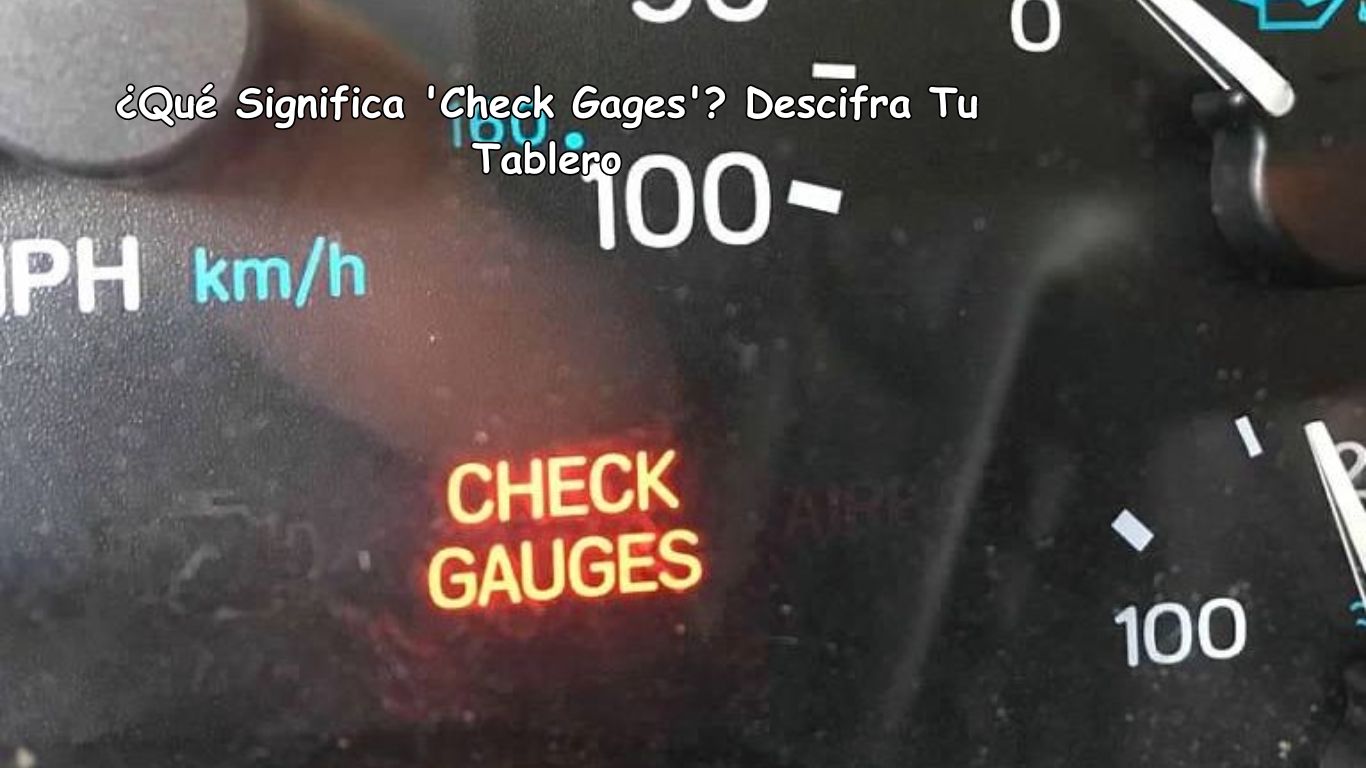¿Qué Significa 'Check Gages'? Descifra Tu Tablero
