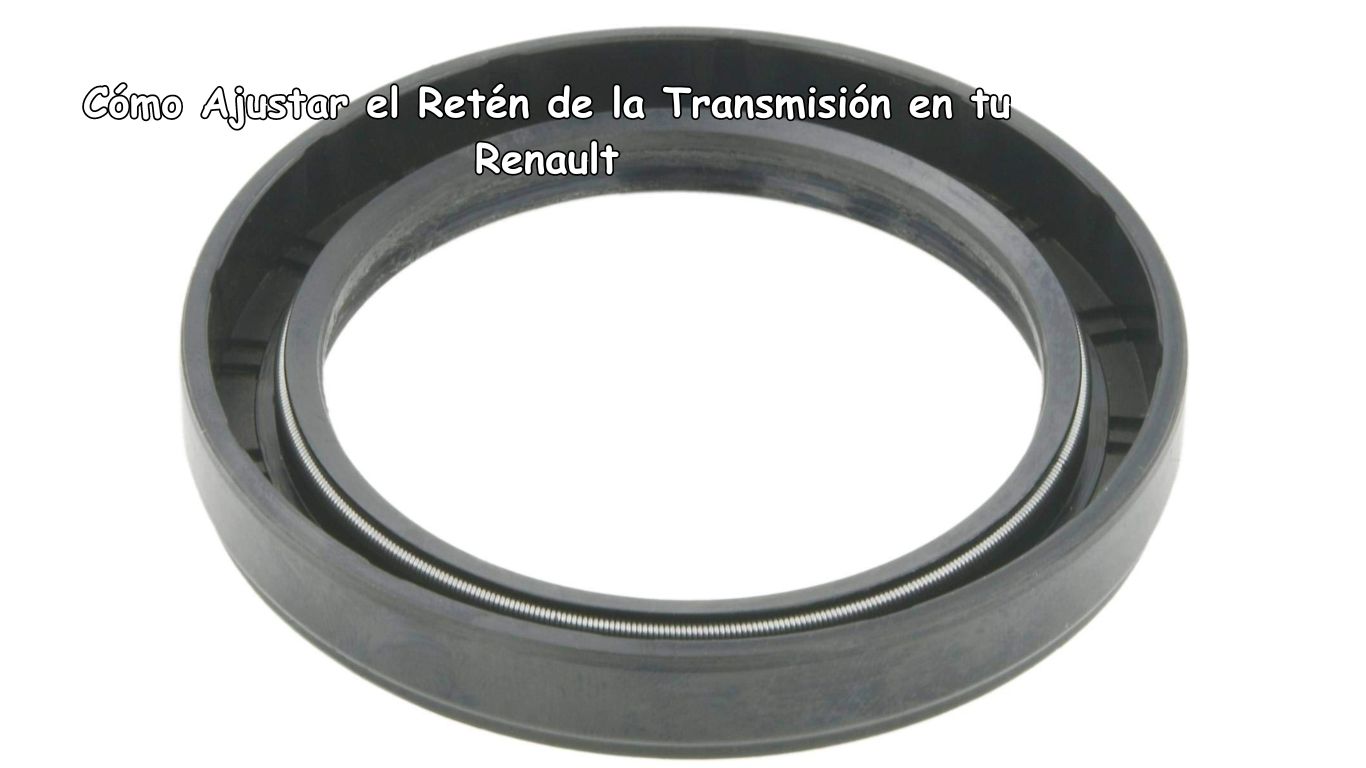 Cómo Ajustar el Retén de la Transmisión en tu Renault
